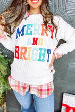 Load image into Gallery viewer, Merry and Bright Cable Knit Pullover RTS
