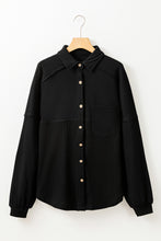 Load image into Gallery viewer, Waffle Knit Shacket RTS
