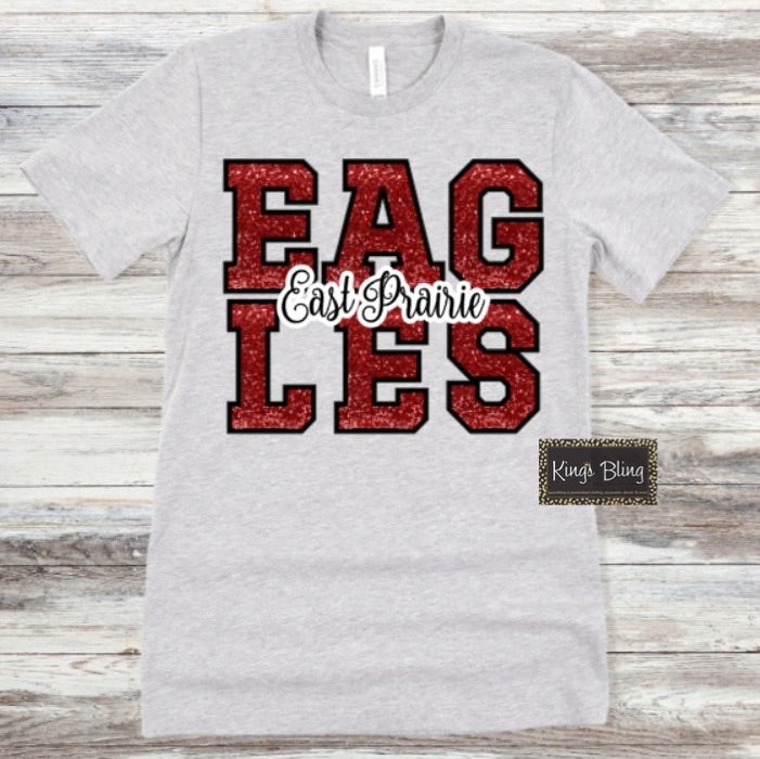 Faux Glitter - East Prairie Eagles