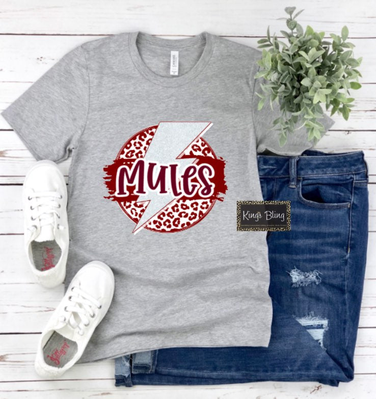 Mules - Maroon