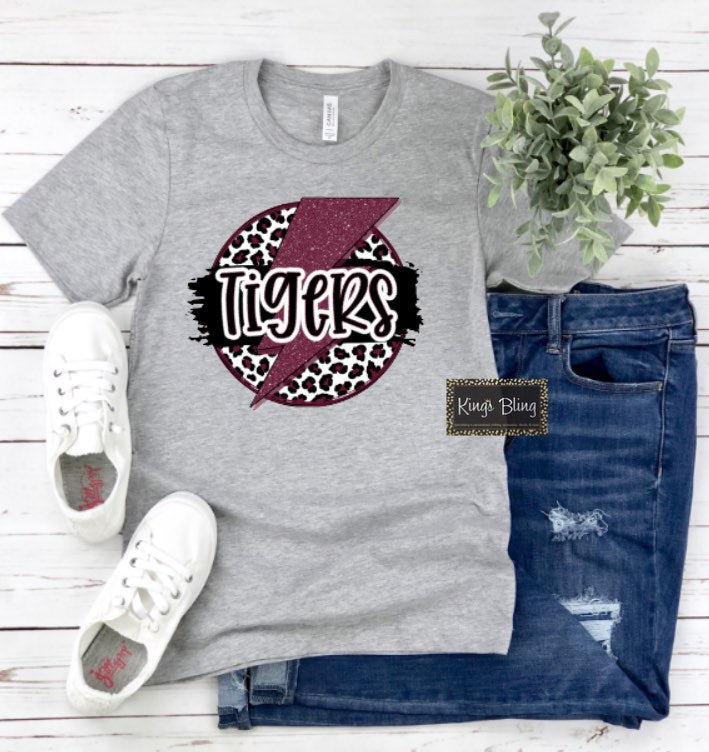 Tigers - Maroon & Black