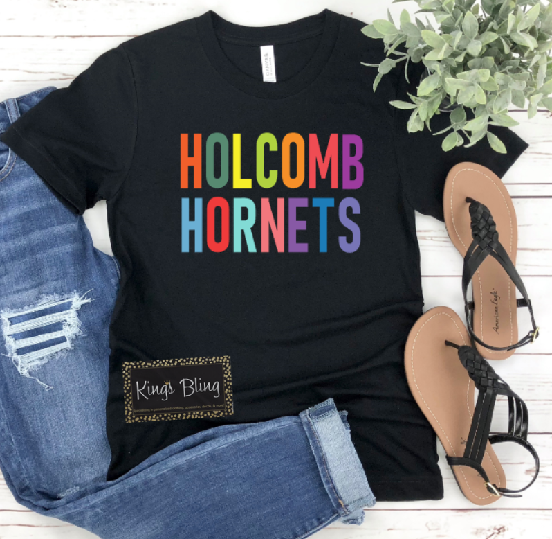 Holcomb Hornets - Rainbow